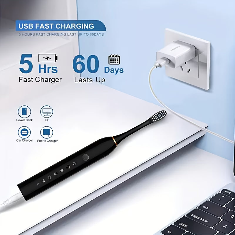 Electric Toothbrush with 6 Cleaning Modes